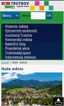 Ukázka Menu